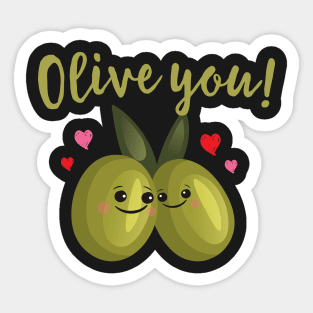 Olive You Sticker